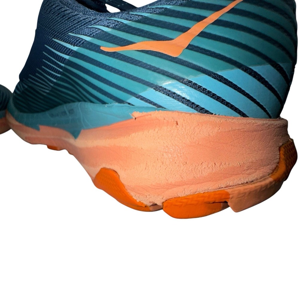 HOKA One One Torrent 2 Teal & Orange Colorway Women's Trail Running Shoes Sz 9.5 - Picture 10 of 13